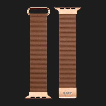 Ремінець LAUT Novi Luxe для Apple Watch 38/40/41/42mm (Sepia Brown) в Бродах