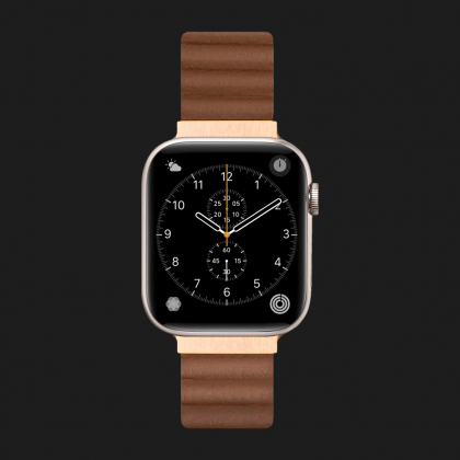 Ремінець LAUT Novi Luxe для Apple Watch 38/40/41mm (Sepia Brown) в Бердичеві