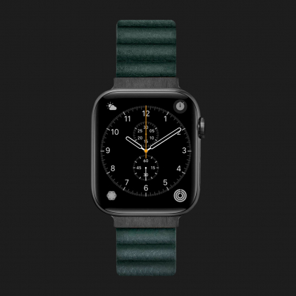 Ремінець LAUT Novi Luxe для Apple Watch 38/40/41mm (Pine Green) в Києві