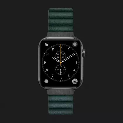 Ремінець LAUT Novi Luxe для Apple Watch 38/40/41mm (Pine Green) в Новому Роздолі