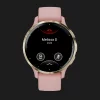 Часы Garmin Venu 3S Soft Gold Stainless Steel Bezel with Dust Rose Case and Silicone Band