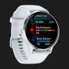 Годинник Garmin Venu 3 Silver Stainless Steel Bezel with Whitestone Case and Silicone Band