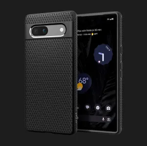 Чехол Spigen Liquid Air для Google Pixel 7A (Black) в Луцке