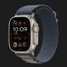 Apple Watch Ultra 2 49mm GPS + LTE Titanium Case with Blue Alpine Loop Small (MREK3)