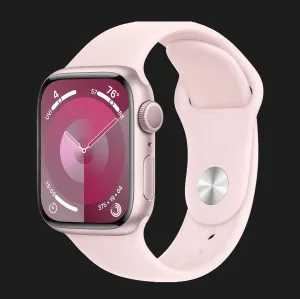 б/у Apple Watch Series 9 GPS 45mm Pink Aluminum Case with Light Pink Sport Band - S/M (MR9G3) (Хорошее состояние)