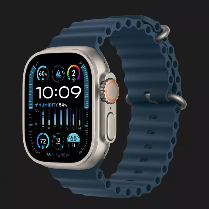 Apple Watch Ultra 2 49mm GPS + LTE Titanium Case with Blue Ocean Band (MREG3) в Бродах