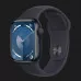 Apple Watch Series 9 41mm Midnight Aluminum Case with Midnight Sport Band S/M (MR8W3)