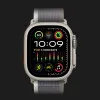 Apple Watch Ultra 2 49mm GPS + LTE Titanium Case with Green/Gray Trail Loop S/M (MRF33)