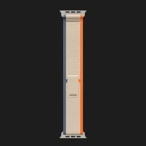 Apple Watch Ultra 2 49mm GPS + LTE Titanium Case with Orange/Beige Trail Loop M/L (MRF23)