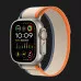 Apple Watch Ultra 2 49mm GPS + LTE Titanium Case with Orange/Beige Trail Loop S/M (MRF13)