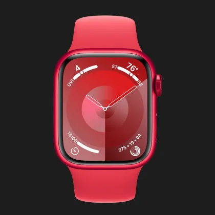 Apple Watch Series 9 45mm (PRODUCT)RED Aluminum Case with Red Sport Band S/M (MRXJ3) в Нетішині