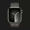 Apple Watch Series 9 41mm GPS + LTE, Graphite Stainless Steel Case with Graphite Milanese Loop (MRJA3)