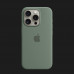 Оригінальний чохол Apple Silicone Case with MagSafe для iPhone 15 Pro Max (Cypress) (MT1X3)
