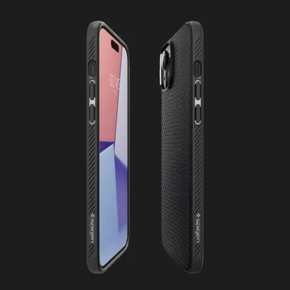 Чохол Spigen Liquid Air для iPhone 15 Plus (Matte Black) в Броварах