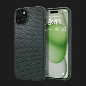 Чехол Spigen Liquid Air для iPhone 15 Plus (Abyss Green) в Хмельницком