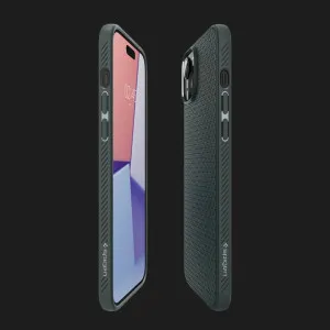 Чехол Spigen Liquid Air для iPhone 15 Plus (Abyss Green) в Хмельницком