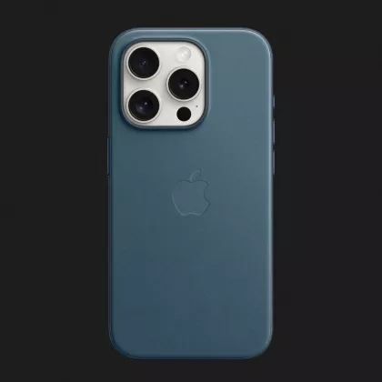 Оригінальний чохол Apple FineWoven Case with MagSafe для iPhone 15 Pro (Pacific Blue) (MT4Q3) в Харкові