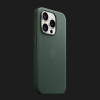 Оригінальний чохол Apple FineWoven Case with MagSafe для iPhone 15 Pro Max (Evergreen) (MT503)