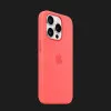 Оригинальный чехол Apple Silicone Case with MagSafe для iPhone 15 Pro Max (Guava) (MT1V3)