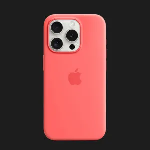 Оригинальный чехол Apple Silicone Case with MagSafe для iPhone 15 Pro (Guava) (MT1G3) в Белой Церкви