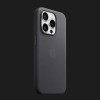 Оригинальный чехол Apple FineWoven Case with MagSafe для iPhone 15 Pro Max (Black) (MT4V3)