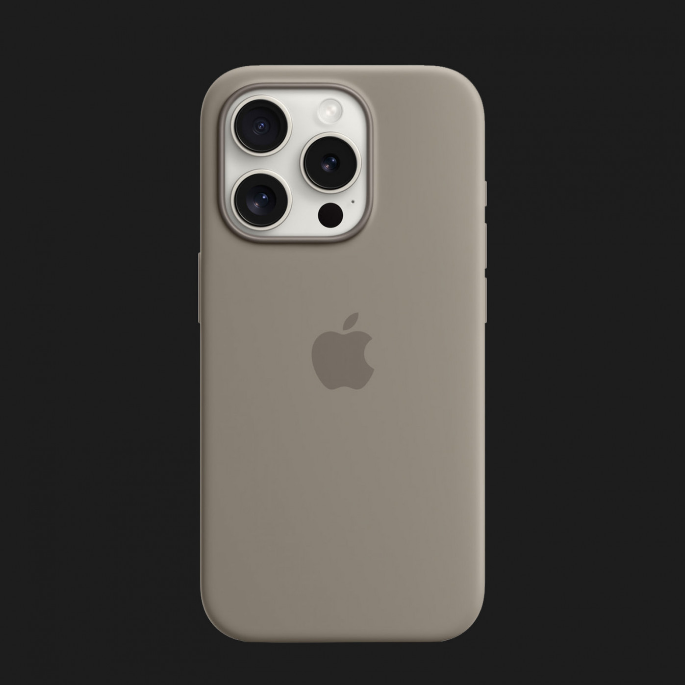 Оригінальний чохол Apple Silicone Case with MagSafe для iPhone 15 Pro Max (Clay) (MT1Q3)