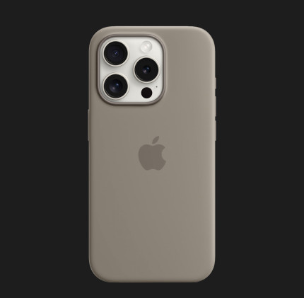 Оригинальный чехол Apple Silicone Case with MagSafe для iPhone 15 Pro Max (Clay) (MT1Q3)