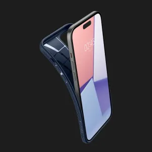 Чехол Spigen Liquid Air для iPhone 15 (Navy Blue) в Хмельницком