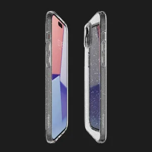 Чехол Spigen Liquid Crystal Glitter для iPhone 15 Plus (Crystal Quartz) в Хмельницком