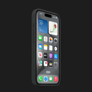 Оригинальный чехол Apple Silicone Case with MagSafe для iPhone 15 Pro (Black) (MT1A3) в Белой Церкви