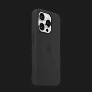 Оригинальный чехол Apple Silicone Case with MagSafe для iPhone 15 Pro (Black) (MT1A3) в Белой Церкви