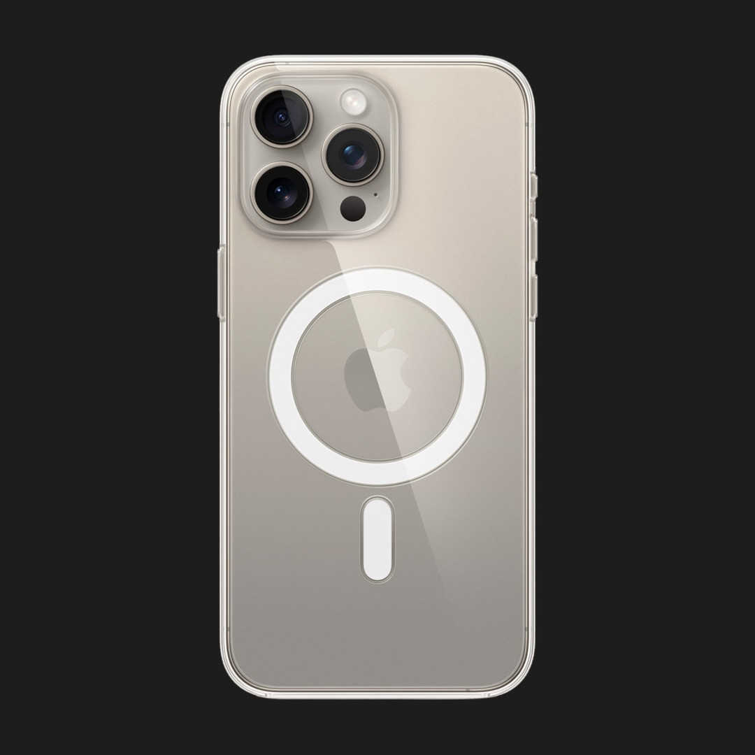 Оригінальний чохол Apple Clear Case with Magsafe для iPhone 15 Pro Max (MT233)