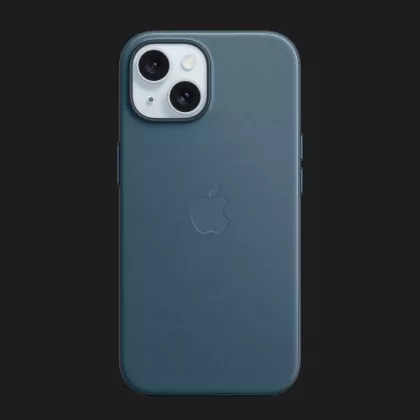 Оригінальний чохол Apple FineWoven Case with MagSafe для iPhone 15 (Pacific Blue) (MT3G3) в Житомирі