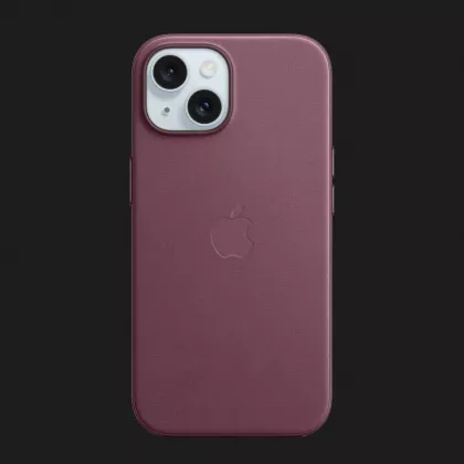 Оригинальный чехол Apple FineWoven Case with MagSafe для iPhone 15 (Mulberry) (MT3E3) в Владимире