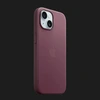 Оригінальний чохол Apple FineWoven Case with MagSafe для iPhone 15 Plus (Mulberry) (MT4A3)