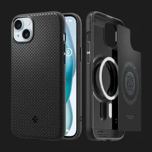 Чехол Spigen Mag Armor MagSafe для iPhone 15 Plus (Matte Black) в Хмельницком