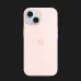 Оригинальный чехол Apple Silicone Case with MagSafe для iPhone 15 (Light Pink) (MT0U3)