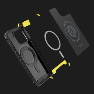 Чехол Spigen Mag Rugged Armor MagFit для iPhone 15 Pro Max (Black) в Белой Церкви