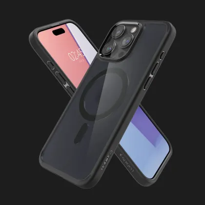 Чехол Spigen Ultra Hybrid MagSafe для iPhone 15 Pro (Frost Black) в Ужгороде