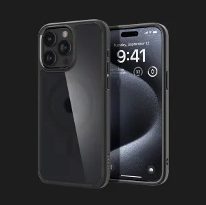 Чехол Spigen Ultra Hybrid MagSafe для iPhone 15 Pro (Frost Black) в Хмельницком