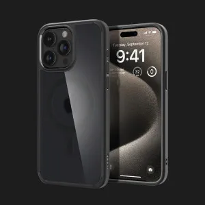 Чехол Spigen Ultra Hybrid MagSafe для iPhone 15 Pro Max (Frost Black) в Хмельницком
