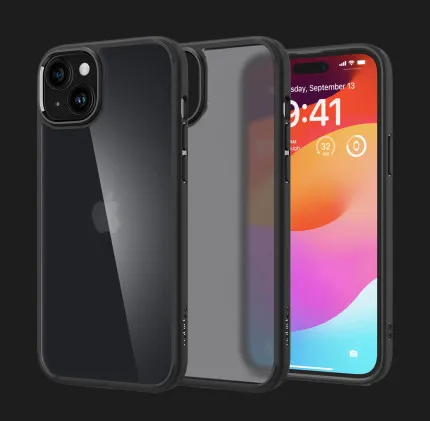 Чехол Spigen Ultra Hybrid для iPhone 15 Plus (Frost Black)