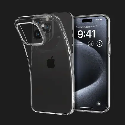 Чохол Spigen Liquid Crystal для iPhone 15 Pro (Crystal Clear)