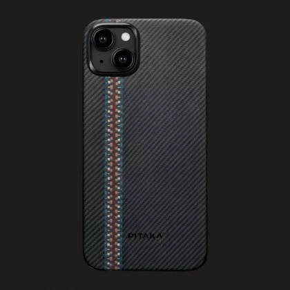 Чехол Pitaka Fusion Weaving MagEZ Case 4 для iPhone 15 Plus (Rhapsody) в Коломые