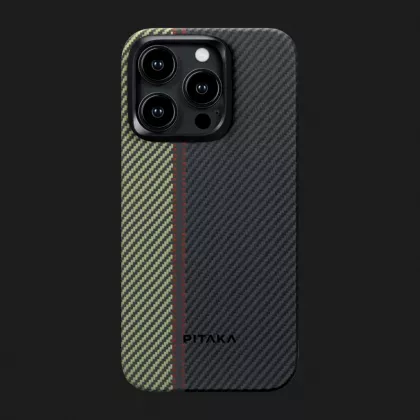 Чехол Pitaka Fusion Weaving MagEZ Case 4 для iPhone 15 Pro (Overture) в Полтаве