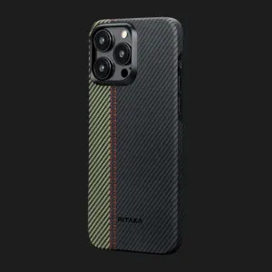 Чехол Pitaka Fusion Weaving MagEZ Case 4 для iPhone 15 Pro (Overture) в Белой Церкви