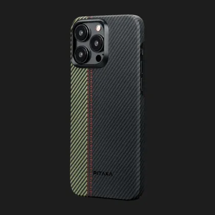 Чехол Pitaka Fusion Weaving MagEZ Case 4 для iPhone 15 Pro Max (Overture) в Ковеле