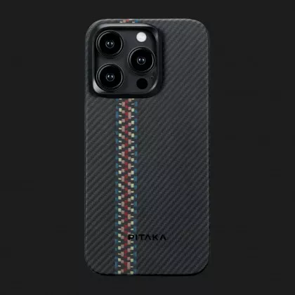 Чехол Pitaka Fusion Weaving MagEZ Case 4 для iPhone 15 Pro Max (Rhapsody) в Коломые