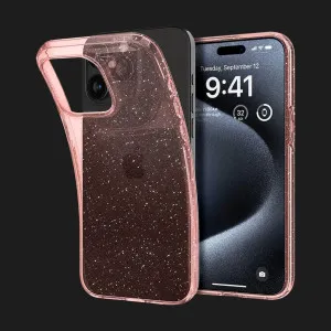 Чехол Spigen Liquid Crystal Glitter для iPhone 15 Pro (Rose Quartz) в Хмельницком