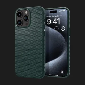 Чехол Spigen Liquid Air для iPhone 15 Pro (Abyss Green) в Хмельницком